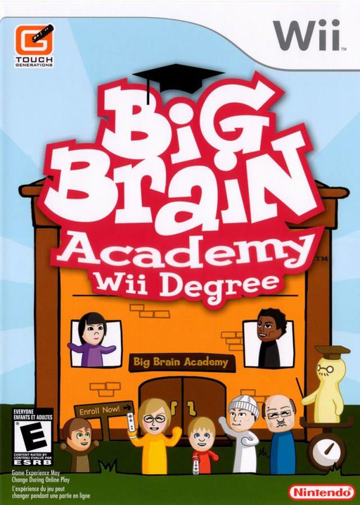 Big Brain Academy Wii Degree box art for Wii